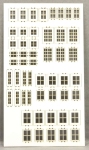 Die Modellbahnwerkstatt 6412 - TT - Fenstersatz, weiß - Set 1